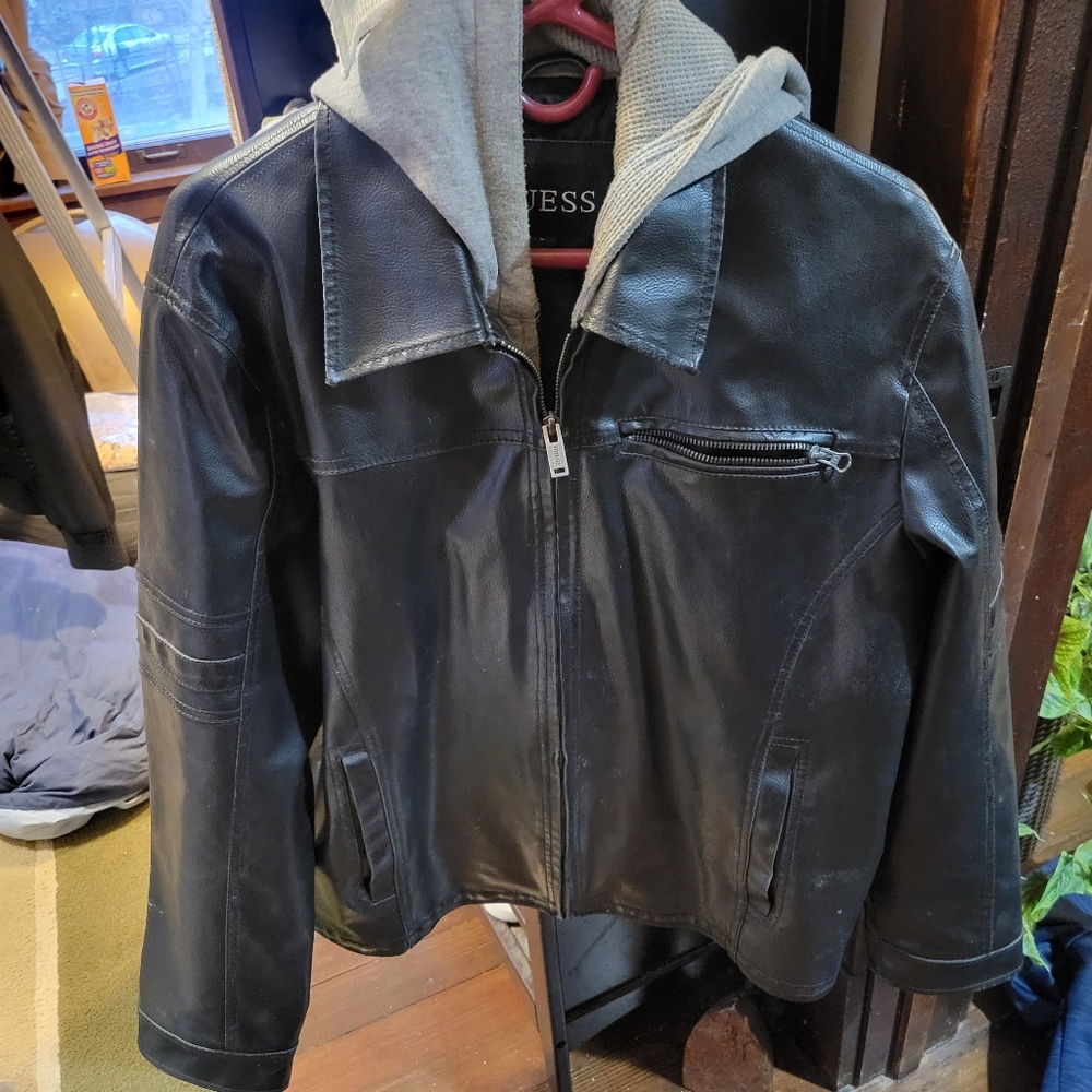 Guess leather jacket